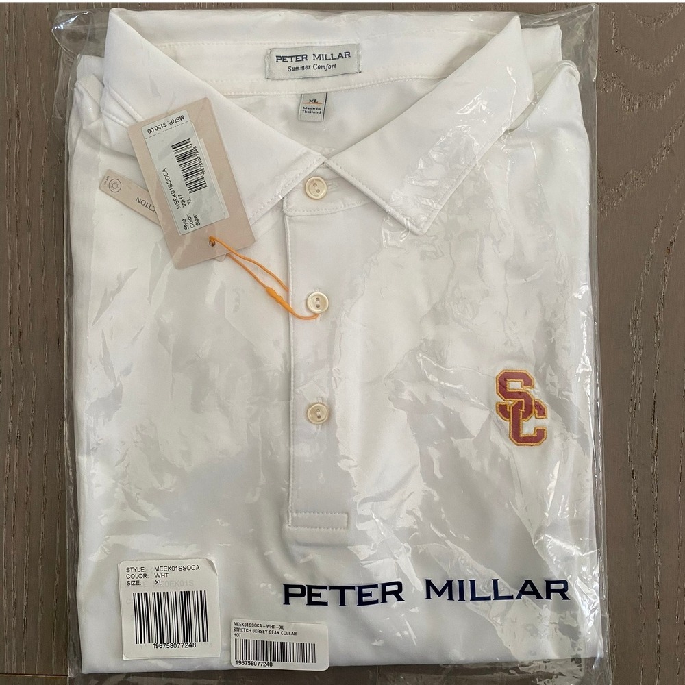 Peter Millar Solid Performance Jersey Polo Sz XL … - image 1